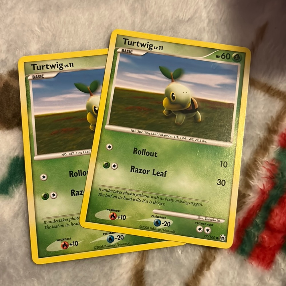 2008 Pokemon Turtwig Lv. 11 77/100